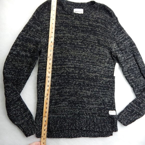 Modern Amusement PacSun Womens Long Sleeve Relaxed Fit Knit Sweater Gray Size M - Picture 3 of 11
